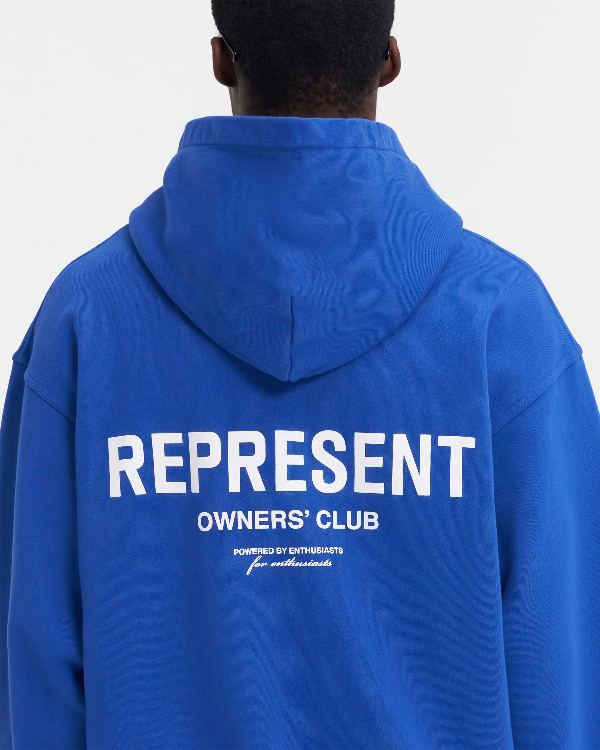 Represent Owners Club Zip Hoodie - Cobalt