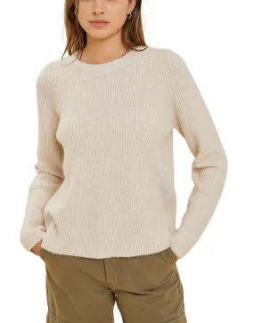 Ribbed Crewneck Sweater