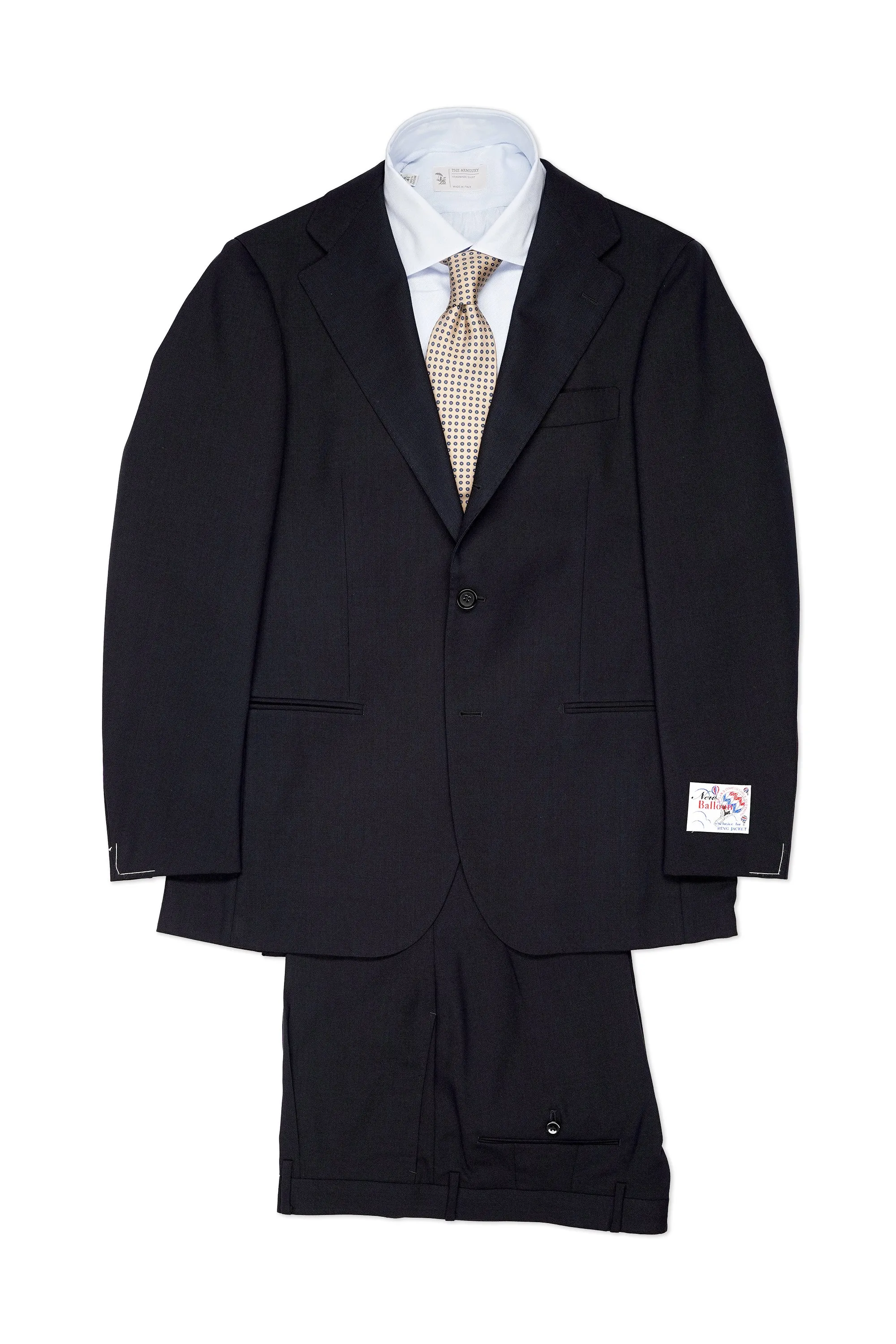 Ring Jacket 269E Navy 4-Ply Wool Suit