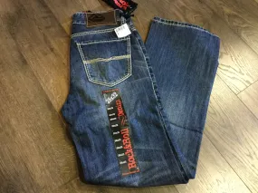 Rock & Roll 8553 Double Barrel Straight Relaxed Straight Leg Men's Jeans