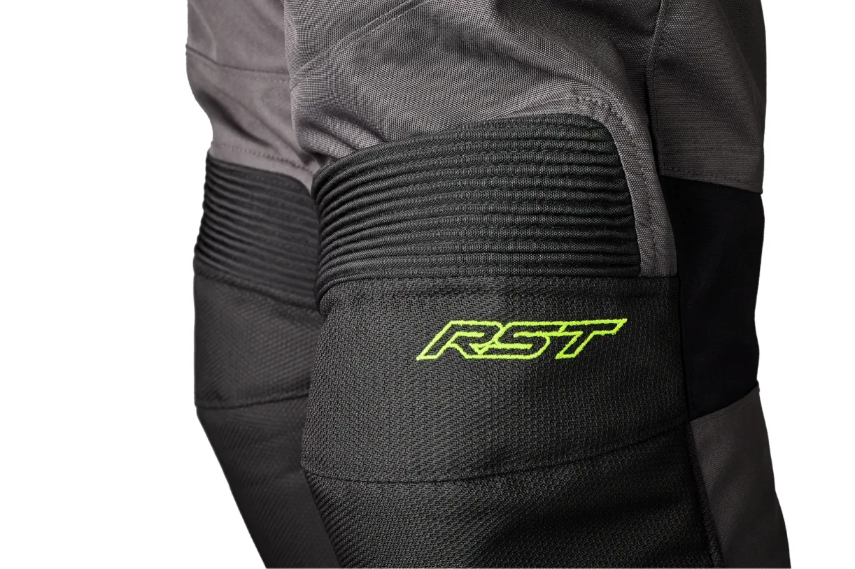 RST Endurance CE Mens Textile Trousers - Graphite / Flo Yellow