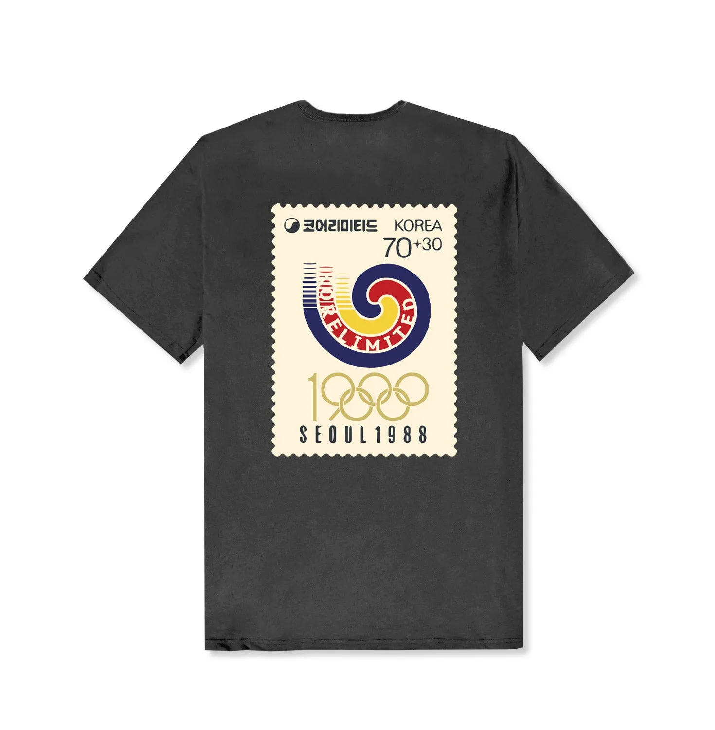 SEOUL 88 STAMP TEE (CHARCOAL)