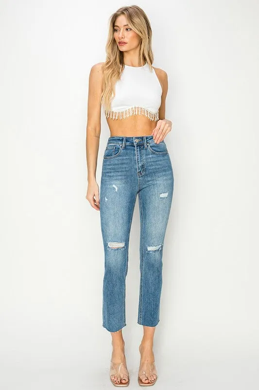 SHANNON SLIM STRAIGHT DENIM