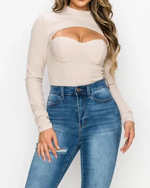 Shari Cut Out Bodysuit