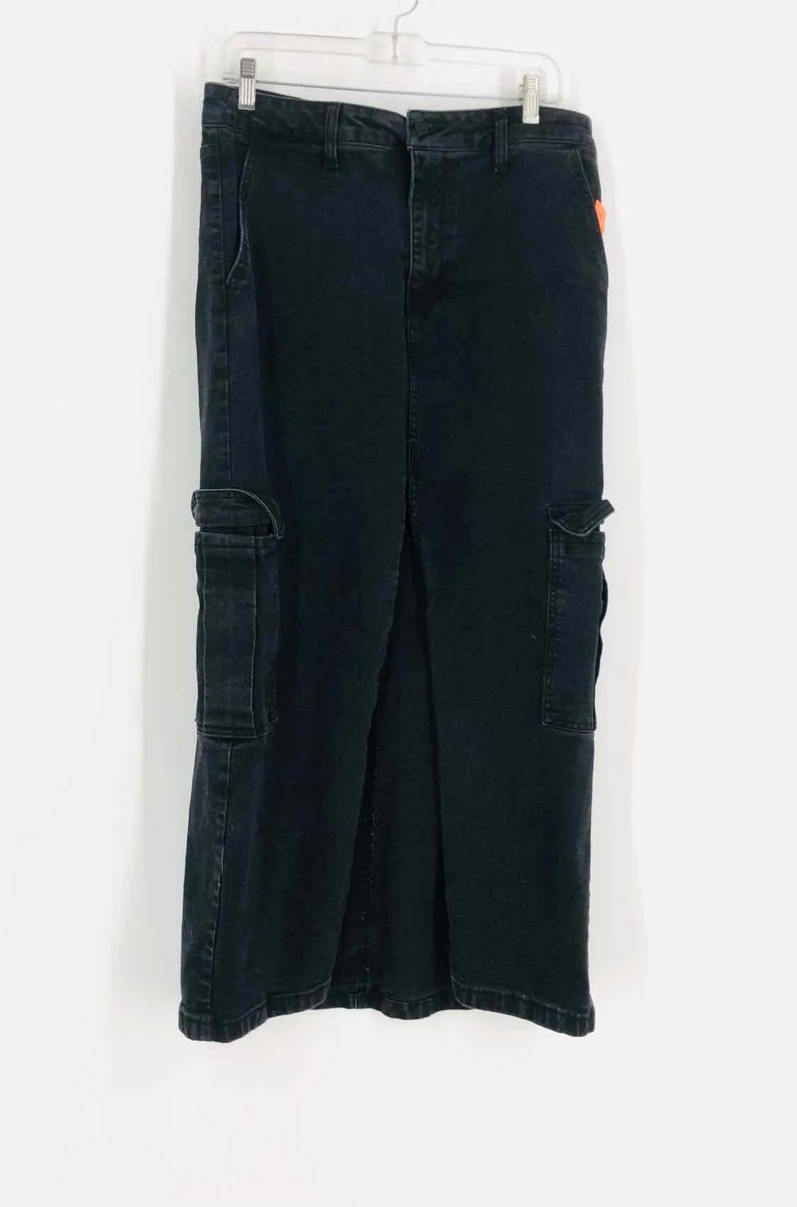 Size 13 Black Cargo Denim Skirt Skirt