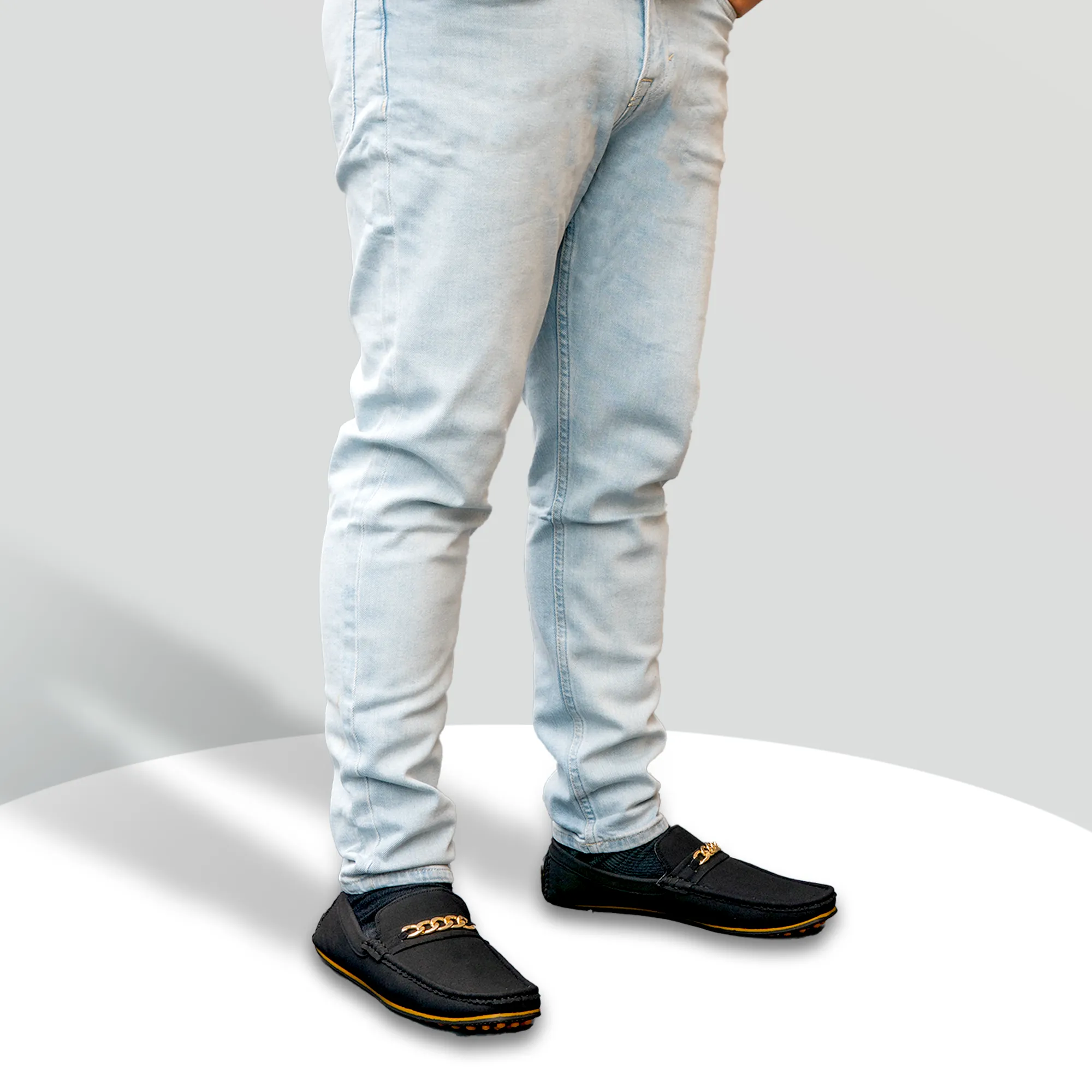 Slim Tapered Cropped Denim