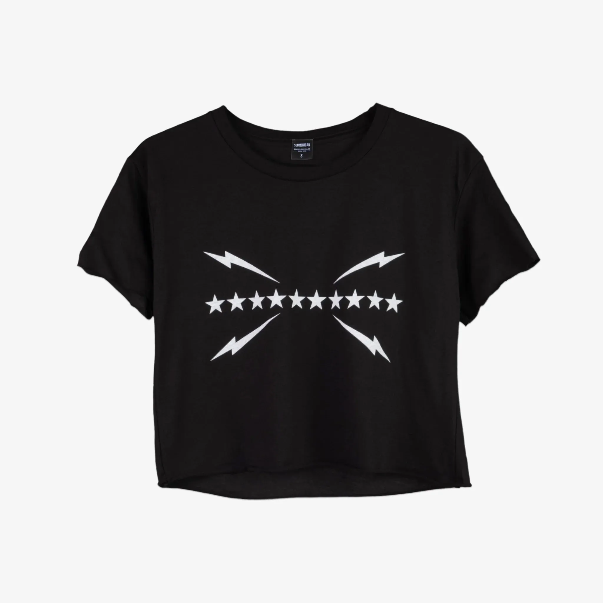 SLUM FLAG CROP TEE