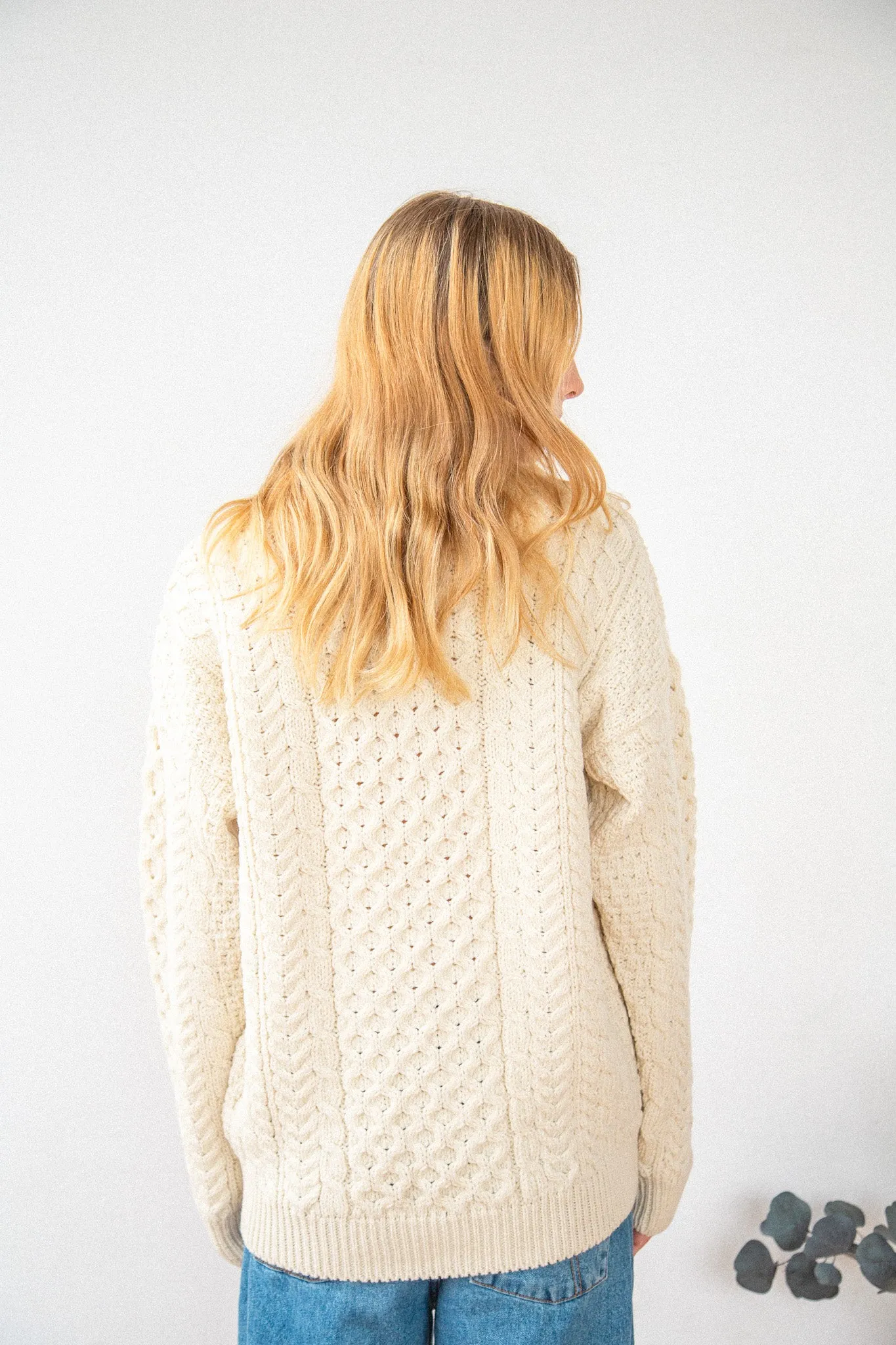 Sylvie Aran Crewneck Sweater | HANDCRAFTED