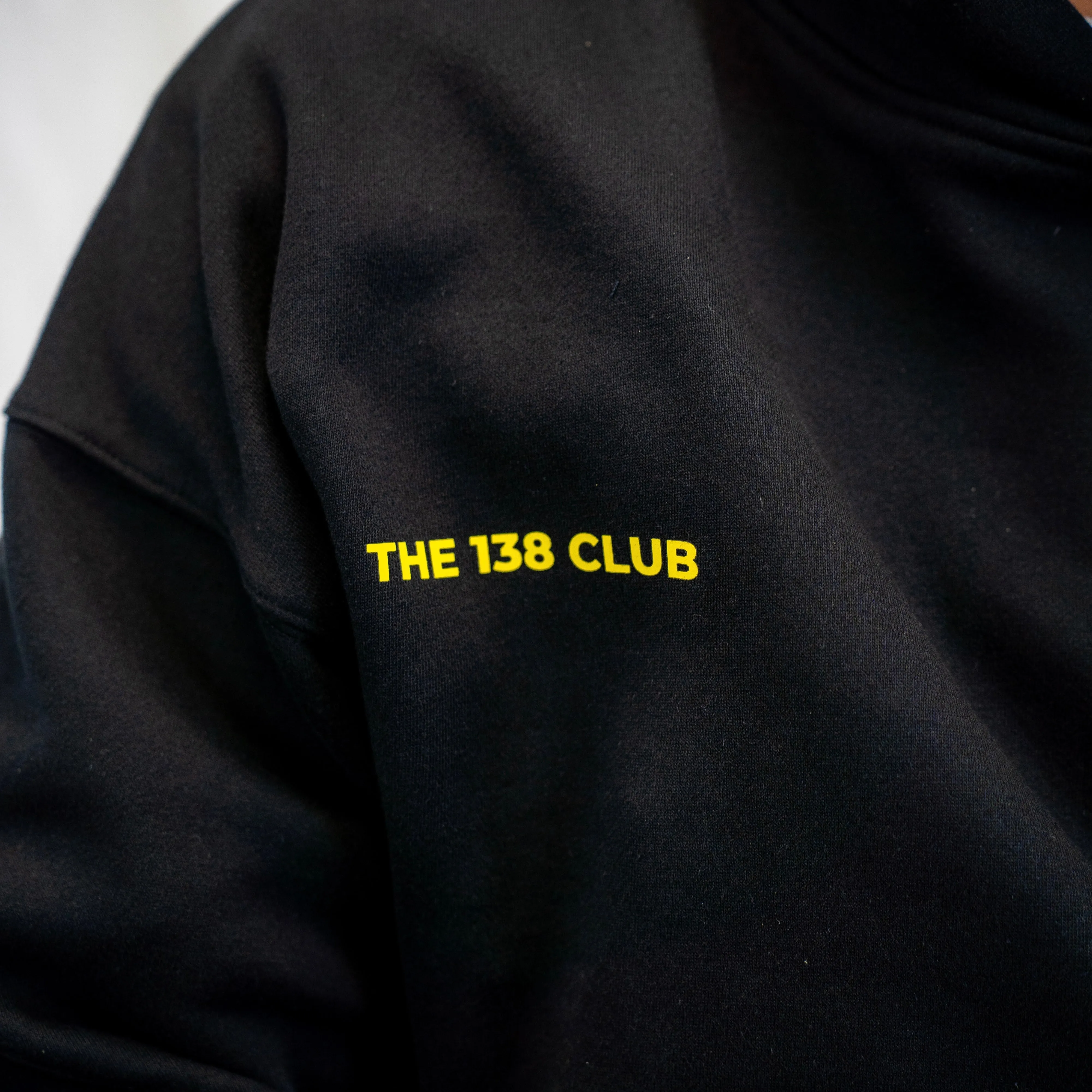 THE 138 CLUB HOODIE - BLACK