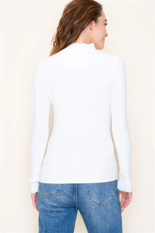 The Charmaine Mock Neck Sweater