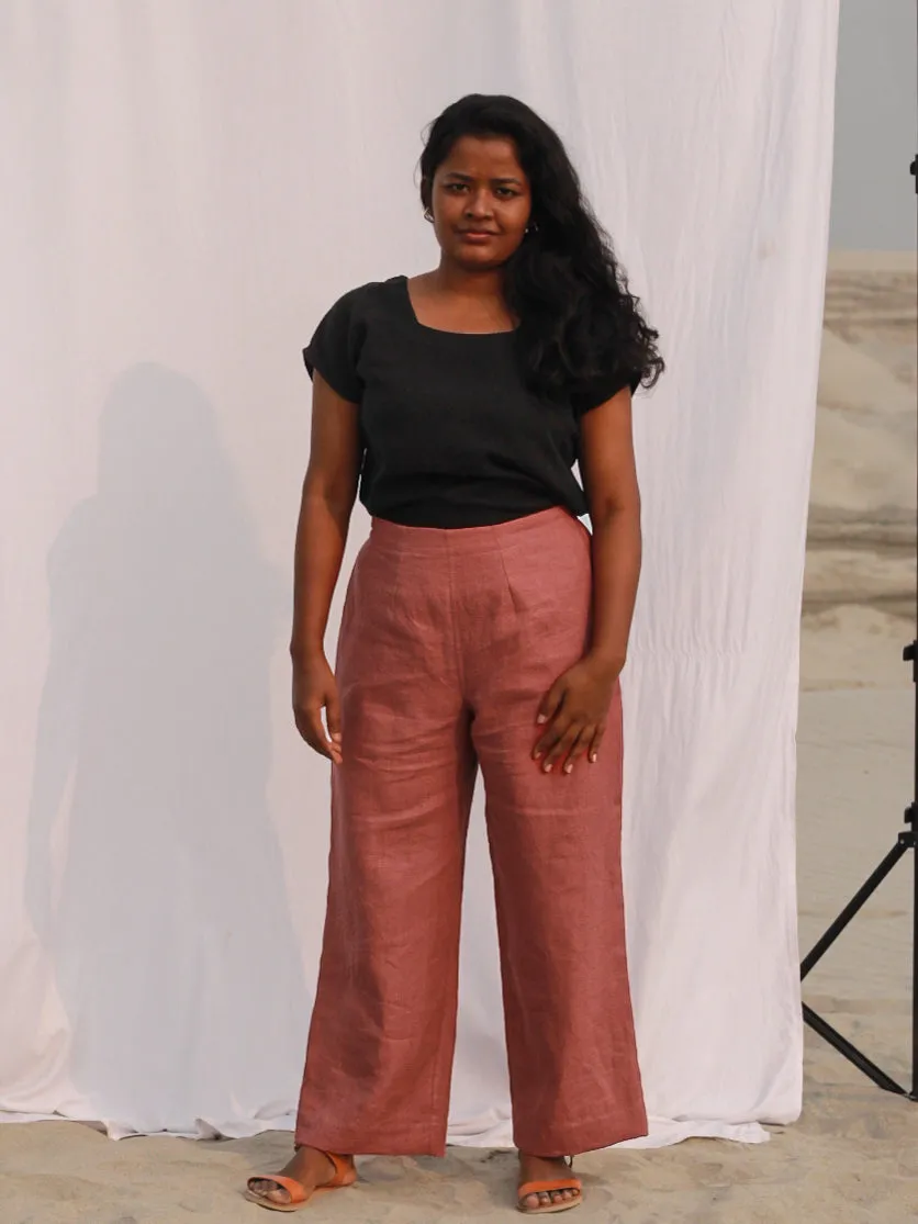 The Cropped Linen Trousers