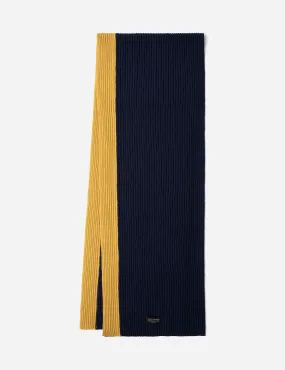 Thyne Scarf - Navy/Mustard