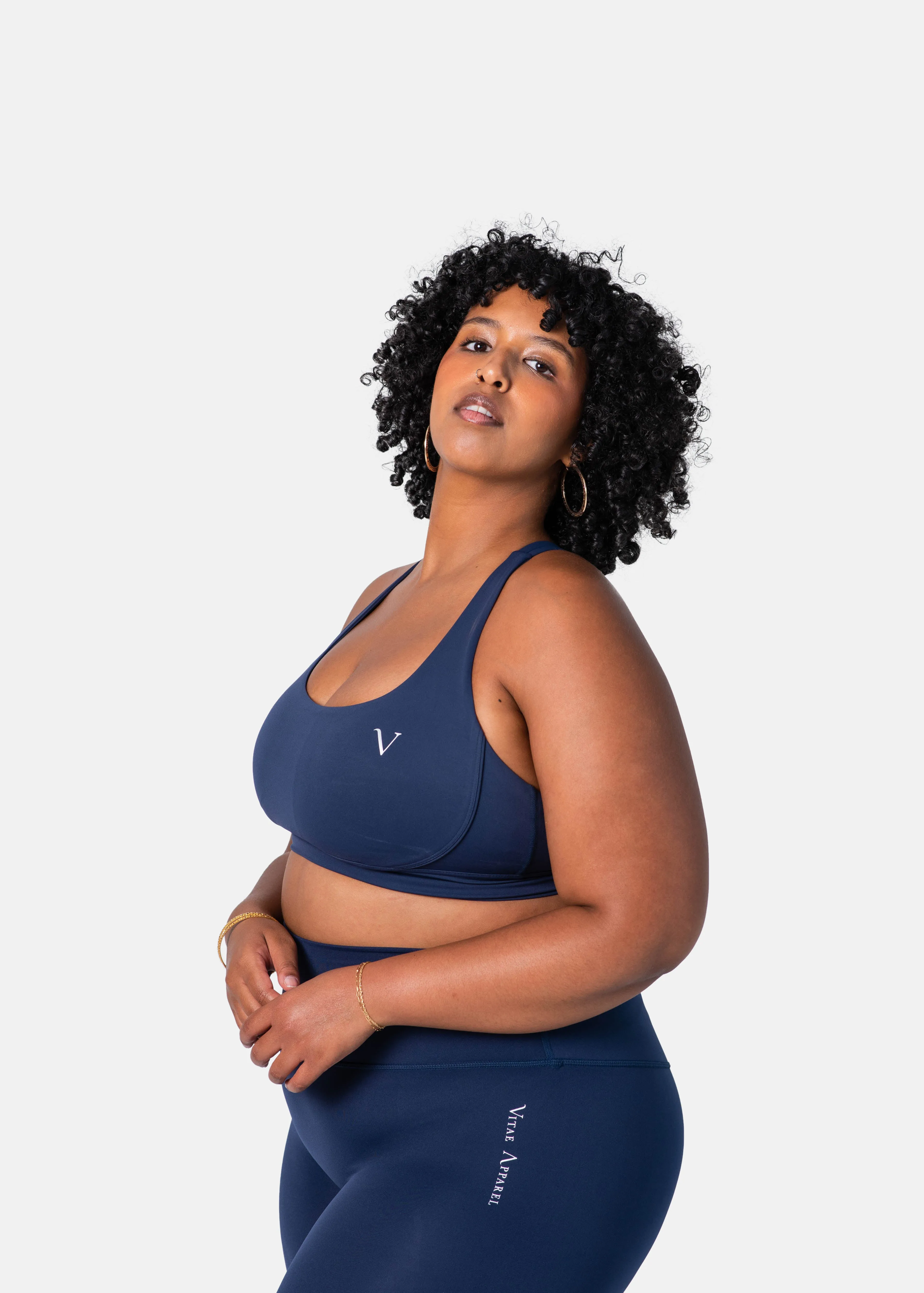 Ultra Lite Sports Bra Dark Denim Blue