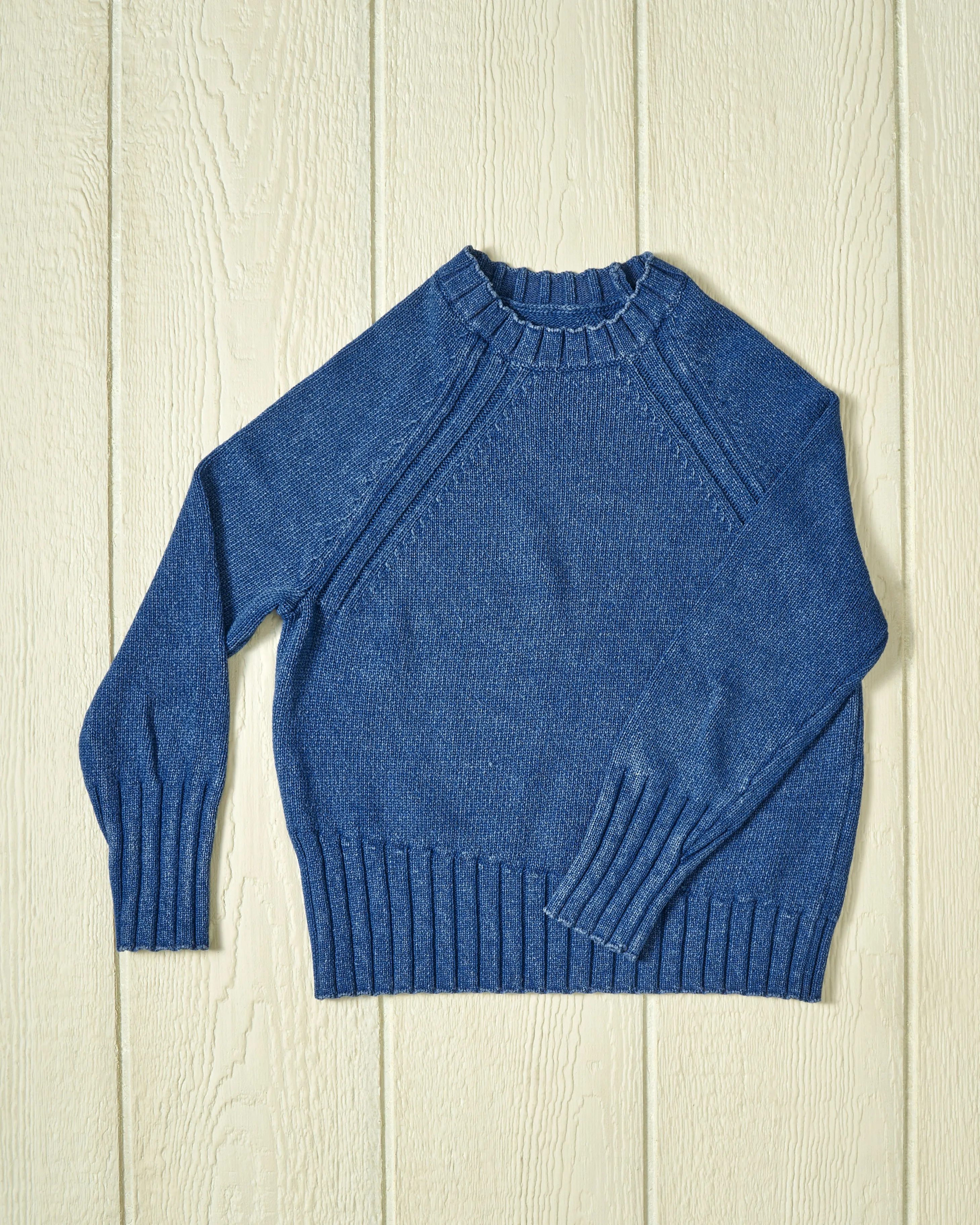 Women's Deep Sea Quaker Crewneck Sweater in Indigo