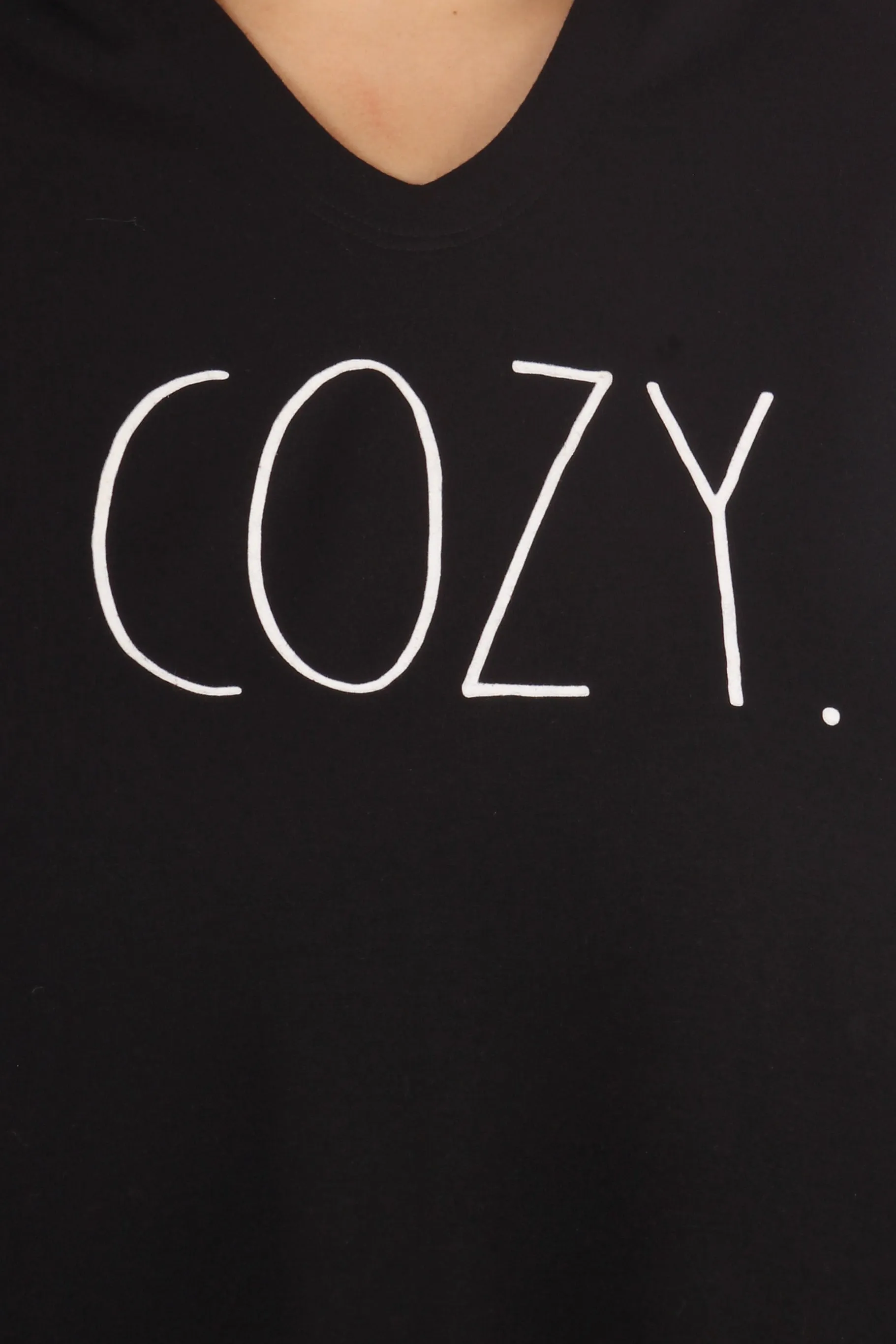 Women's "COZY" Plus Size Pullover Lounge Hoodie