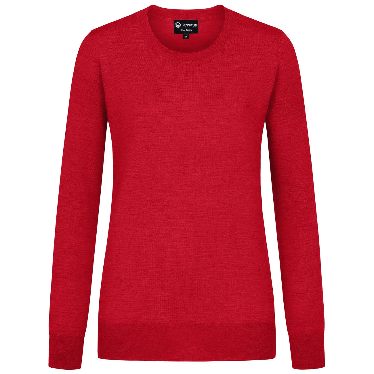 Wool Pullover Light Round Neck Women